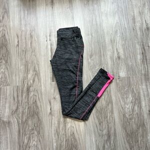 Women Gray and Pink Leggings